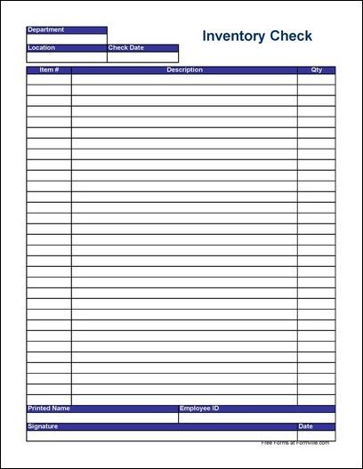 Free Physical Inventory Check Sheet (Tall) Inventory Management Templates, Inventory Printable, Inventory Organization, Inventory List, Check Lists, Business Printables, Small Business Organization, Small Business Planner, Receipt Template