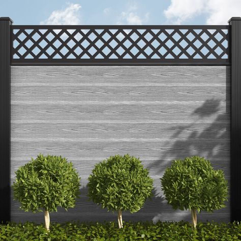 Curved Fence, Traditional Fence, Decorative Partition, Fence Planning, Decorative Trellis, Colorful Flower Beds, Aluminium Fence, Fence Screen, Trellis Panels