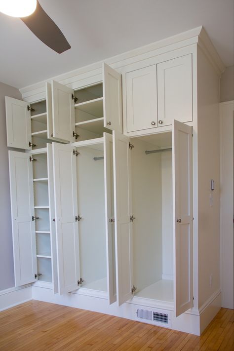 Closet And Pantry Combo, Laundry Room Design Ideas Luxe, Built In Laundry Room Cabinets, Laundry Room With Wardrobe, Mudroom With Corner Cabinet, Laundry Room With Lots Of Cabinets, Laundry Room With Pantry Cabinets, Small Laundry Room Built Ins, Combo Pantry And Laundry Room