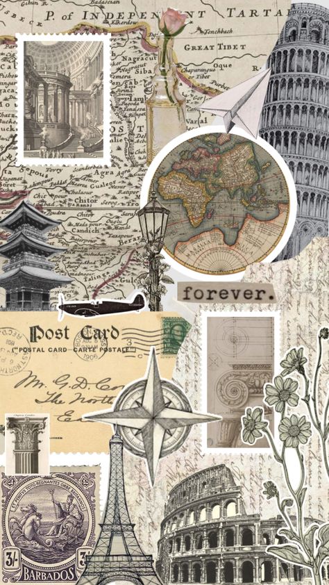 #traveling Iphone Wallpaper Travel, Athletic Wallpaper, Newspaper Background, Vintage Colour Palette, Kobe Bryant Pictures, Scrapbooking Layouts Baby, Cute Fall Wallpaper, Open Art, Vedic Art