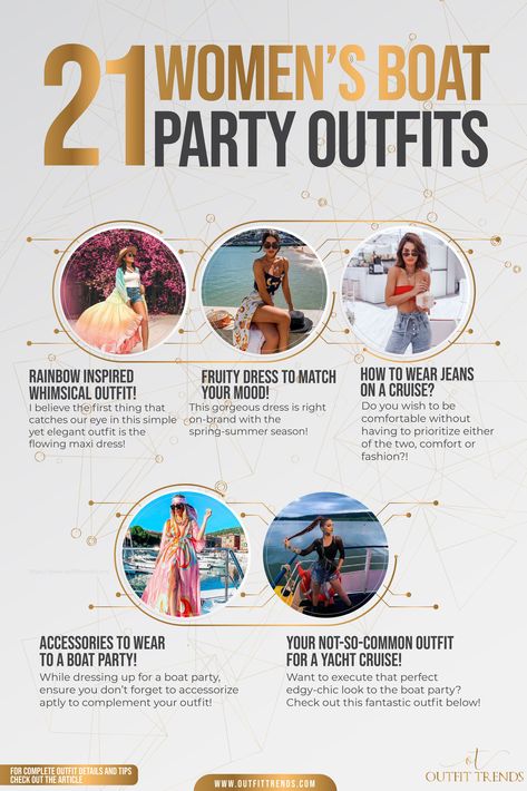 Sunset Boat Ride Outfit, Birthday Boat Outfit, Yacht Wear Women, Classy Boating Outfit, Boat Party Outfit Night, Yacht Dinner Outfit, Boat Cruise Outfit Summer Yachts, Yacht Day Outfit, Duffy Boat Outfit