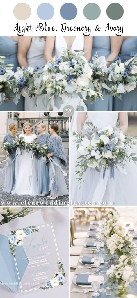 Dusky Blue Flowers Wedding, Steel Blue Winter Wedding, Slate Blue Rustic Wedding, Steel Blue Color Palette Wedding, Dusty Blue And Grey Wedding Decorations, Dusty Blue Christmas Wedding, Whimsical Dusty Blue Wedding, Dusty Blue White And Silver Wedding, Dusty Blue Wedding Scheme