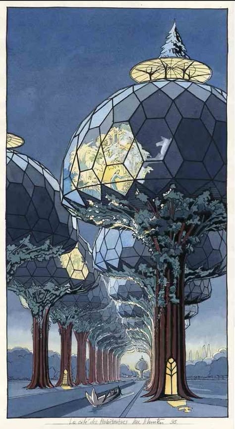 Inspiration From Nature Design, Solarpunk Town, Solarpunk Robot, Solarpunk Architecture, Solarpunk Lunarpunk, Solarpunk Art, Solarpunk Aesthetic, Tree Design, Solarpunk City