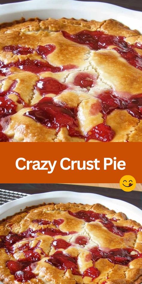 Looking for a quick and easy dessert recipe that's sure to impress? Try our Crazy Crust Pie recipe! With a unique crust that's both flaky and tender, and a delicious fruit filling, this pie is perfect for any occasion. Whether you're hosting a dinner party or simply craving something sweet, this recipe is sure to hit the spot. Plus, it's made with simple ingredients you probably already have on hand. Give it a try and wow your friends and family with this irresistible dessert! Berry Pie Recipe, Apple Pie Filling Recipes, Fruit Pie Filling, Pie Filling Recipes, Peach Blueberry, Easy Apple Pie, Easy Pie Recipes, Easy Pie, Whip Cream