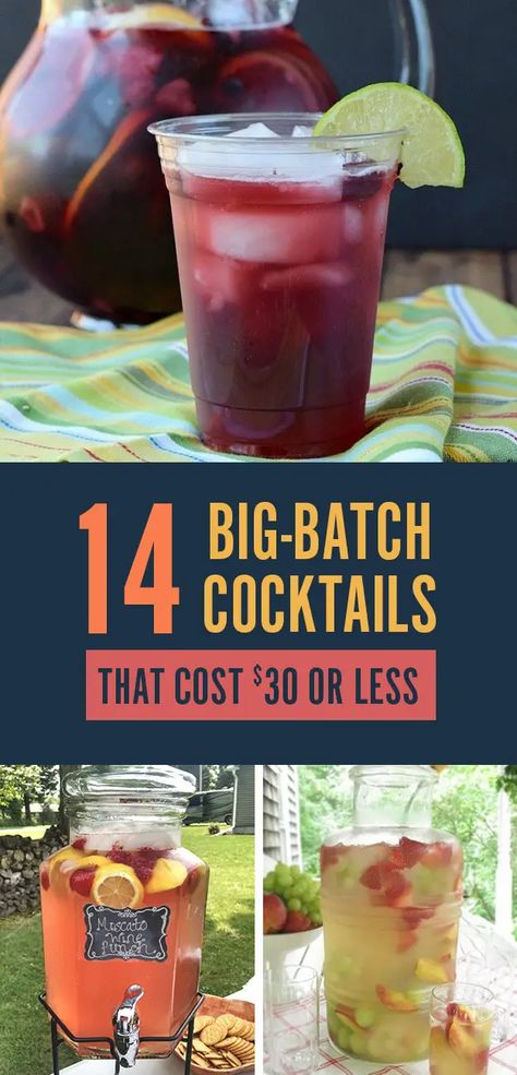 Whiskey Lemonade, Berry Sangria, Frozen Limeade, Batch Cocktails, Drink Tags, Pineapple Rum, Jungle Juice, Party Punch, Rum Punch