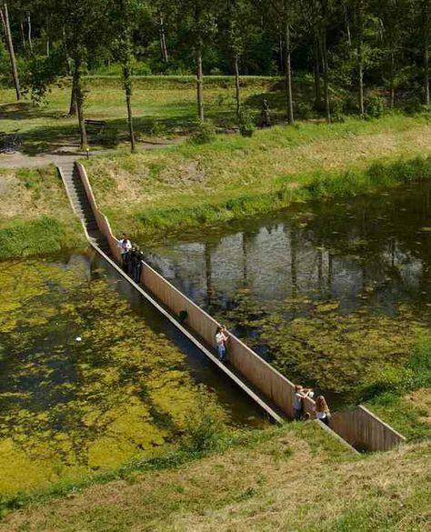 Stairs.. Moses Bridge, Amazing Staircases, Architect Jobs, Water Architecture, Patio Grande, Rammed Earth, Timber Structure, Landscape Architecture Design, Construction Design