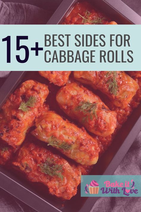 What To Serve With Cabbage Rolls, What To Make With Cabbage, Best Cabbage Rolls Recipe, Slow Cooker Kielbasa, Delicious Side Dishes, Roasted Tomato Basil Soup, Garlic Roasted Broccoli, Roasted Garlic Mashed Potatoes, Roasted Carrots Recipe