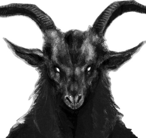 Goat Monster Art, Goat Man Cryptid, Demon Goat Art, Goat Face Drawing, Goat Fursona Art, Goat Pfp, Goat Person, Goat Monster, Demonic Goat