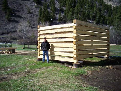 How to Build a Log Cabin With Dovetail Notches : 7 Steps (with Pictures) - Instructables Log Building, Diy Log Cabin, Quonset Hut Homes, How To Build A Log Cabin, Small Cabins, Log Cabin Ideas, Building A Cabin, Small Log Cabin, Cabin Kits