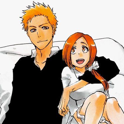 ICHIHIME!!!!!!! THEYRE SO ADORABLE TOGETHER!!!! Ichigo Orihime, Bleach, Anime