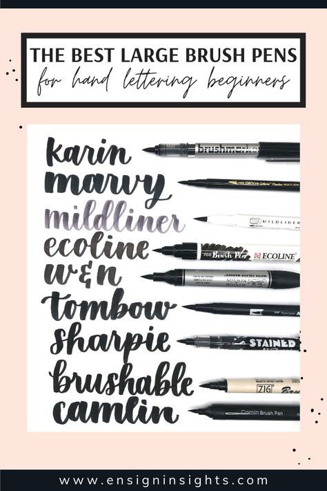 Best Brush Pens, Brush Lettering Alphabet, Best Calligraphy Pens, Calligraphy Markers, Coloring Brush Pen, Brush Pen Lettering, Watercolor Brush Pen, Brush Pen Calligraphy, Learn Calligraphy