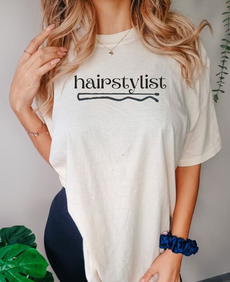 San Jose, Hairstylist T Shirts, Hairstylist Cricut Ideas, Hair Stylists Outfits, Hair Stylist Outfit Ideas, Salon Merch, Hairstylist Tshirts, Salon Shirts, Hairstylist Shirts