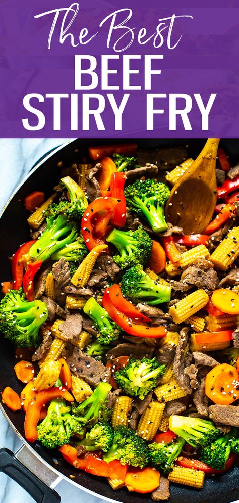 Easy Beef Stir Fry, Steak Stirfry Recipes, Ground Beef Stir Fry, Stir Fry Recipes Healthy, Steak Stir Fry, Beef Stir Fry Recipes, Shredded Carrots, Mapo Tofu, China Food