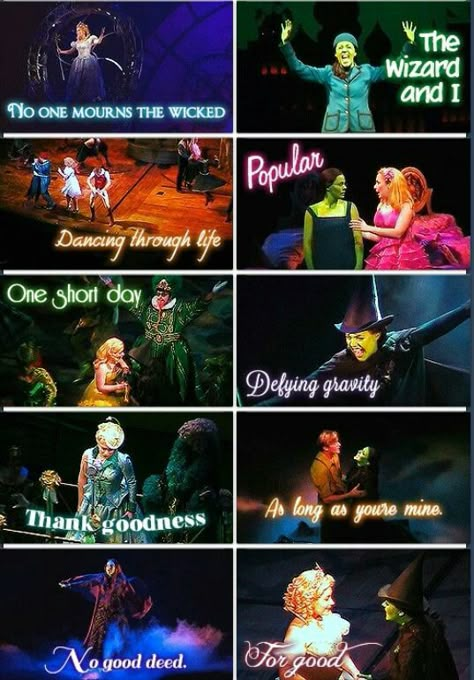 Wicked song list !!!! :) Wicked Songs, Wicked Song, Wicked Cast, Lee Ann Womack, Vocal Cords, Wicked The Musical, Easy Piano Songs, Wicked Musical, Play The Piano