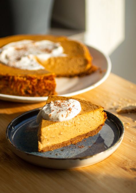 Pumpkin Cottage Cheese Recipes, Cottage Cheese Pumpkin Cheesecake, Pumpkin Cottage Cheese, Cottage Cheese Cheesecake, Levain Cookie Recipe, Healthy Pumpkin Cheesecake, Pancake Princess, Pumpkin Cottage, Cottage Cheese Desserts