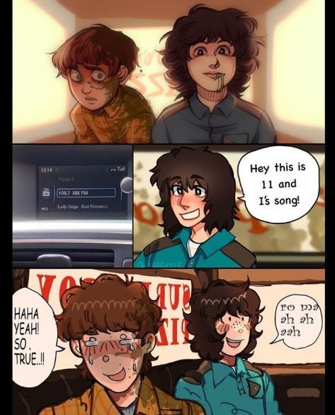 Byler Comic, Byler Fanart, Starnger Things, Stranger Things Mike, Stranger Things Art, Star Comics, Bad Romance, Stranger Things Meme, Will Byers