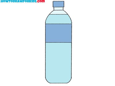 simple bottle of water drawing lesson Water Bottle Drawing Easy, Water Bottle Drawing, A Bottle Of Water, Draw Water, Hair Stenciling, Bottle Drawing, Drawing Water, Bottle Of Water, Drawing Lesson