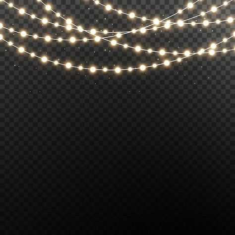 Glowing lights for xmas, garlands decora... | Premium Vector #Freepik #vector #fairy-lights #christmas-lamp #string-lights #decorative-lights Xmas Garlands, Paper Cup Crafts, Christmas Abstract, Theme Divider, Wattpad Background, Rangoli Designs Simple Diwali, Diwali Lights, Ramadan Background, Overlays Instagram