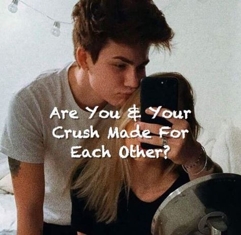 Are You & Your Crush Made For Each Other #quiz #quizzes #buzzfeed #triviaquestionsandanswers #quizzesbuzzfeed #bestfriendquiz #bffquiz Buzzfeed Quiz Crush, Love Test Quiz, Soulmates Quiz, Soulmate Quizzes, Buzzfeed Quizzes Love, Who Is My Soulmate, Crush Test, Crush Quizzes, Funny Would You Rather