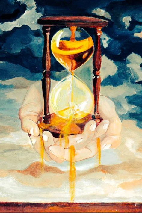 It shall be in The last days "God says" I will pour out Of My Spirit upon all mankind (Acts,2:17) And whosoever calls Hourglasses, Surrealism Painting, Time Art, Abstract Tattoo, Ap Art, Scripture Art, Surreal Art, Surrealism, Art Inspo