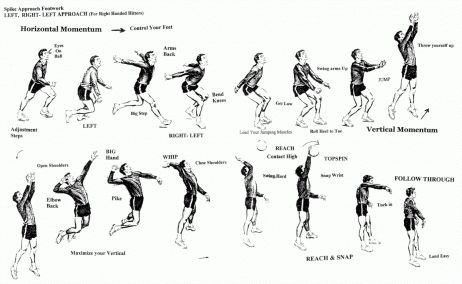 Figure 2: Volleyball Spike Sequence. Get Better At Volleyball, Volleyball Spike, Volleyball Rules, Training Volleyball, Spike Volleyball, Volleyball Tryouts, Youth Volleyball, Volleyball Wallpaper, Volleyball Poses