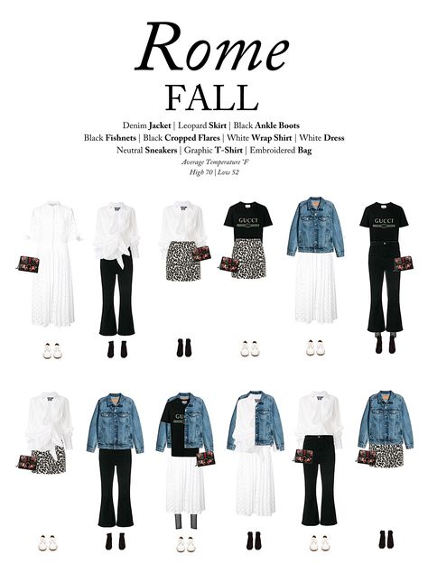 What to Wear to Rome in the Fall - Outfits For Travel Travel To Italy Outfits Fall, Rome Italy Fashion Fall, Laidback Chic Style, Capsule Wardrobe Trip To Europe, Capsule Wardrobe Rome Fall, Travel Clothes Italy Fall, Europe Fall Packing, Layering Pieces For Fall, Euro Trip Outfits Fall