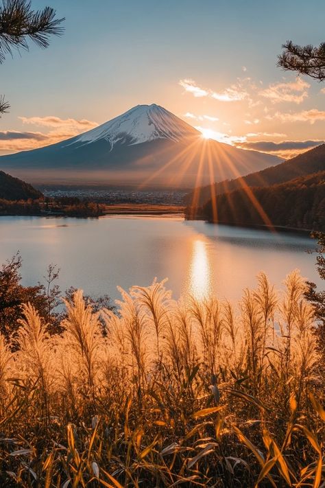 "🌅🏔️ Witness the awe-inspiring sunrise at Mount Fuji, Japan! Experience the serenity and beauty of the first light over this iconic peak. Swipe for stunning views and tips for capturing this magical moment! 📸✨ #MountFuji #SunriseViews #TravelJapan" Mount Fuji Japan, Fuji Japan, Japanese Mountains, Sunrise Mountain, Mountains Aesthetic, Fuji Mountain, Mont Fuji, Mountain Photos, Mountain Photography