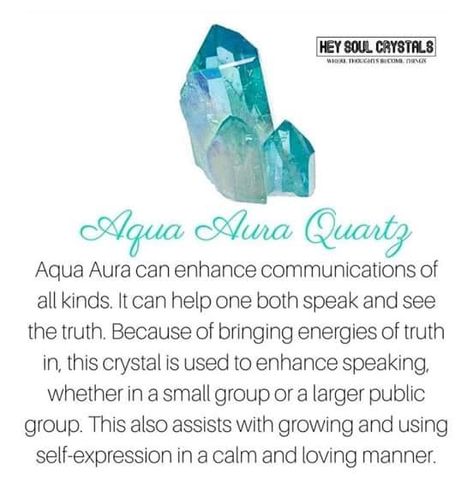 Aura Quartz Crystal Meaning, Angel Aura Quartz Meaning, Aura Quartz Meaning, Quartz Crystal Meaning, Aqua Aura Crystal, Quartz Meaning, Throat Chakra Healing, Healing Crystals Meanings, Aqua Aura Quartz