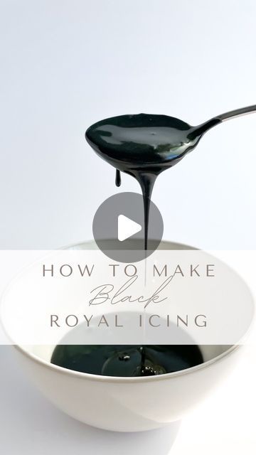 Rachel Mann | Cookie & Cupcake Decorator on Instagram: "This is how I make my black royal icing! (and red, keep reading) - ps I apologize for not being able to do a voiceover, my sinuses have been killing me 😩. I also had to reupload due to the text disappearing.   🍪 Mix your leftover colors and determine the tone you have, either warm or cool. If warm, had a drop or 2 of blue to change it. Doing so allows you to only need to add a couple drops of black!  🍪If doing red, avoid adding any deep/dark colors. I normally add strictly pinks, yellows, oranges and light browns. Allows you to add less drops of red coloring.  🍪 The important step!! Cover securely and let it sit! The longer the better. I normally do overnight, but if you are on a time crunch try to aim for 3-5 hours.  🍪Doing so, Burgundy Royal Icing, Black Royal Icing, Icing Color Chart, Black Frosting, Light Browns, Blue Icing, Icing Colors, Killing Me, I Apologize