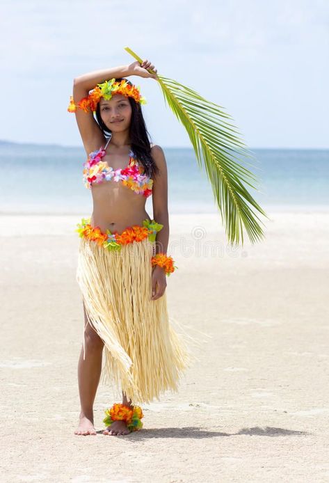 Hawaii Costume, Surfer Party, Surfer Outfit, Hawaiian Costume, Beach Costume, Tahitian Dance, Hawaiian Woman, Hawaii Hula, Hawaii Holiday