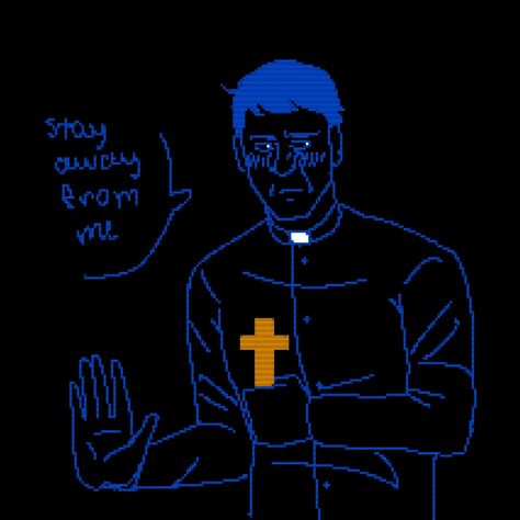 Demon And Priest, Faith The Unholy Trinity Pfp, John Ward Faith Fanart, Priest X Demon, Faith The Unholy Trinity John, Faith The Unholy Trinity Fanart, John Ward Faith, Harry Warden, Faith The Unholy Trinity