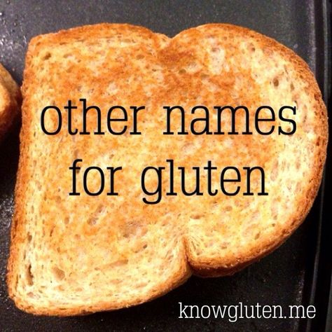 Other Words For Gluten, Gluten Foods, Hidden Gluten, Graham Flour, Gluten Free Info, Gluten Free Foods, Going Gluten Free, Gluten Free Living, Gluten Sensitivity