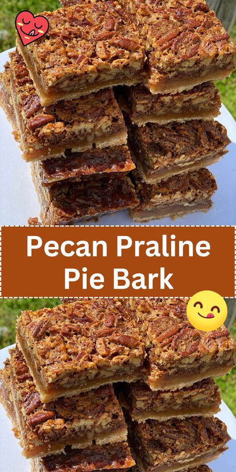 No Bake Pecan Praline Cookies, Pecan Bark Recipe, Pecan Pie Bark Recipe, Pecan Biscotti Recipe, Praline Pecans Recipe, Praline Pie, Christmas Trifle Recipes, Pecan Pie Bark, Pralines Recipe