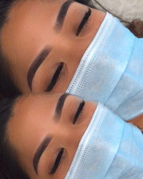 Brow Tint Aftercare, Brow Tattoo Permanent Makeup, Ombré Powder Brows, Ombre Brows Before And After, Powder Ombre Eyebrows, Shade Eyebrows, Powder Brows Permanent, Brow Shapes, Permanent Brows