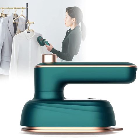 PRICES MAY VARY. Easy to use: After turning on the machine, turn on the spray to humidify the clothes. After the clothes are wet,turn off the spray button to start ironing. The operation is simple and safe to use. Triangular Tip Front: The front of the heating plate is designed in a triangular tip shape,which allows flexible ironing of narrow areas such as buttons, plackets, and collars, allowing the details to be displayed elegantly. Transparent large-capacity water tank: Portable clothes iron, Steam Iron Clothes, Portable Steam Iron, Handheld Steam Iron, Steam Clothes, Portable Iron, Portable Steamer, Clothes Iron, Iron Steamer, Ironing Machine