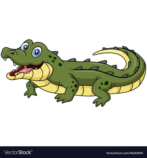 Aligator Pics Cartoon, Alligator Cartoon, Cute Alligator, Big Picture, Transparent Png, Alligator, Png Images, White Background, Print On Demand