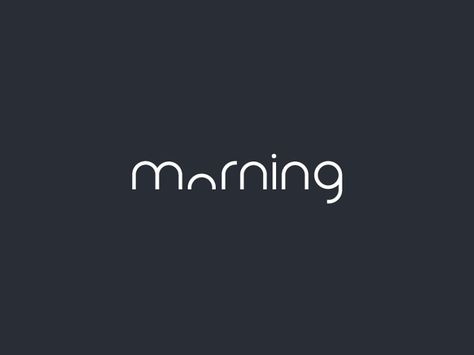 Clever Logo Morning Wordmark / Verbicons by Duminda Perera Morning Logo Design, Rising Sun Logo, Design Branding Identity, Clever Logo Design, Typography Logo Inspiration, Logo Word, Clever Logo, Logo Design Collection, Text Logo Design