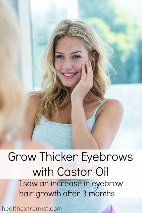 Use Castor Oil for Eyebrows – Increase Hair Growth and Get Thicker Eyebrows Castor Oil For Eyebrows, Castor Oil Eyebrows, Eyebrow Hair Growth, Hair Capsules, Grow Eyebrows Thicker, Thicker Eyebrows, Castor Oil For Skin, Castor Oil For Hair Growth, Face Cream For Wrinkles