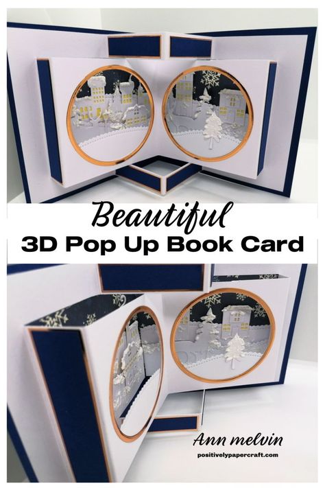 3D pop up Christmas card Pop Up Book Card Tutorial, Card Shapes Templates, Christmas Card Tutorials How To Make, Pop Out Card Tutorial, Fun Fold Birthday Card Tutorials, 3d Card Tutorial, Pop Up Christmas Cards Diy Tutorials, Christmas Cards Handmade 3d, Fun Fold Christmas Cards Tutorials