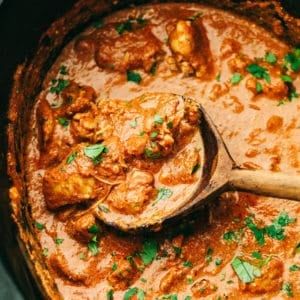 Slow Cooker Chicken Tikka Masala - The Recipe Critic Chicken Tikka Masala Crockpot, Tikka Masala Crockpot, Chicken Tikka Masala Slow Cooker, Slow Cooker Tikka Masala, Slow Cooker Chicken Tikka Masala, Tikka Masala Sauce, Chicken Cooker, Chicken Tikka Masala Recipes, Chicken Crockpot Recipes Easy