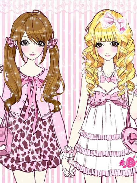 Gyaru Hair, Agejo Gyaru, Hime Gyaru, Kawaii Core, Gyaru Fashion, Arte Inspo, Pretty Photos, Cute Art Styles, Art Inspiration Drawing