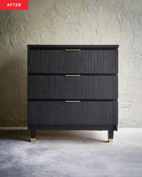 Ikea Bedroom Furniture, Malm Drawers, Ikea Dresser Makeover, Ikea Dresser Hack, Painting Ikea Furniture, Ikea Malm Dresser, Storage Ikea, Malm Dresser, Ikea Dresser