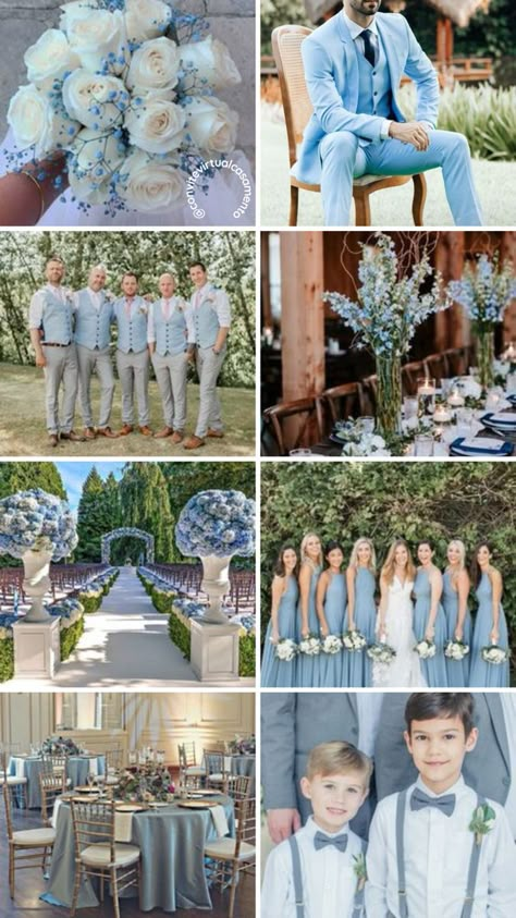 Light Blue And Dark Blue Wedding, Sky Blue And White Wedding, Ice Blue Wedding Theme, Sky Blue Wedding Theme, Baby Blue Wedding Theme, Pastel Blue Wedding, Sky Blue Wedding, Powder Blue Wedding, Sky Blue Weddings