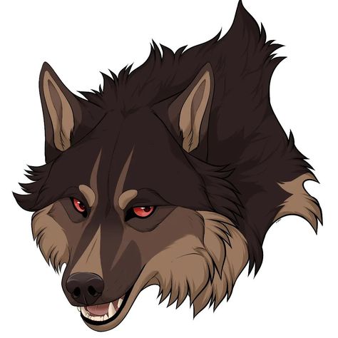 Wolf Baring Teeth Reference, Wolf Headshot Drawing, Wolf Pup Art, Wolf Expressions, Dnd Wolf, Wolf Snarl, Wolf Oc Art, Wolf Character Design, Wolf Face Drawing