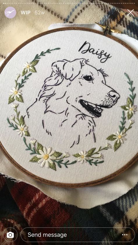 Pet Embroidery Patterns, Dog Memorial Embroidery, Dog Portrait Embroidery, Easy Dog Embroidery, Dog Hand Embroidery Patterns, Dog Hand Embroidery, Pet Portrait Embroidery, Embroidery Dog Patterns, Dog Embroidery Patterns