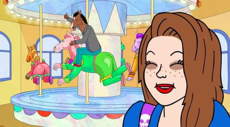 Prickly-Muffin | BoJack Horseman Wiki | FANDOM powered by Wikia Sarah Lynn, Fool Me Once, Bojack Horseman, Cartoon Tv Shows, Funny Horse, Merry Go Round, Cartoon Crossovers, Comedy Central, Owl Art