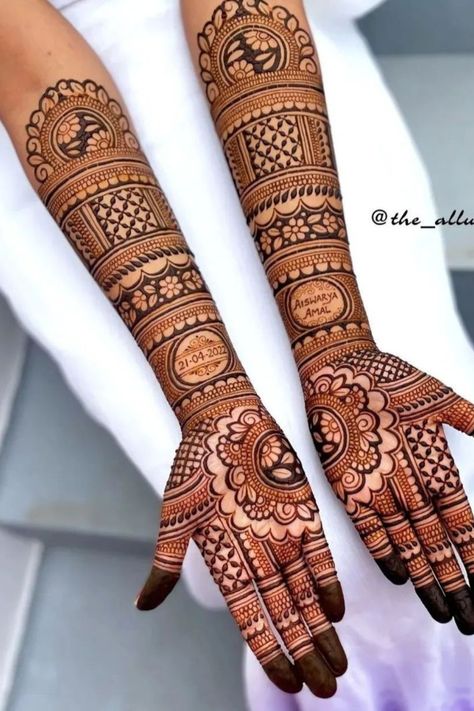 Presenting you latest bridal mehendi designs for brides. from full hand mehendi design to feet meehndi design, we have got all. Click on the picture and head towards our website #weddingbazaar#indianwedding #mehendidesigns #mehendiartists #mehendidesignsforhands #mehendidesignsforhandssimple#mehendidesignsforlegs #mehendidesignsfullhand #mehendidesignssimple #mehendidesignseasy #mehendidesignsbridal #mehendidesigns#mehendidesignsarabic #mehendidesignsforrakhi #rakhimehndidesign Indian Mehndi Designs, Mehndi Designs Bridal Hands, Design Henna, Bridal Henna Designs, Very Simple Mehndi Designs, Engagement Mehndi Designs, Full Mehndi Designs, Latest Bridal Mehndi Designs, Full Hand Mehndi Designs