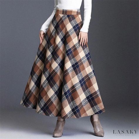 Long skirt winter outfit