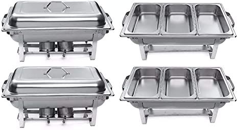 Luxury Kitchen Decor, Camping Kitchen, Hotel Breakfast, Chafing Dish, Buffet Set, Restaurant Ideas, Pan Sizes, Food Warmer, Chafing Dishes