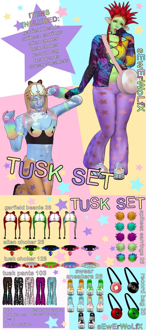 Clown Core Sims 4 Cc, Sims 4 Kandi Cc, Sims 4 Cc Vaporwave Clothes, Ts4 Kidcore Cc, Sims 4 Cc Therian, Sims 4 Cc Bright Clothes, Sims 4 Cc Prosthetic Leg, Sims 4 Cc Dreamcore, Clowncore Sims 4 Cc